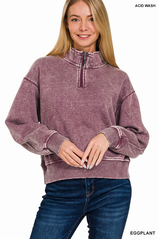 Acid Half Zip Sweater