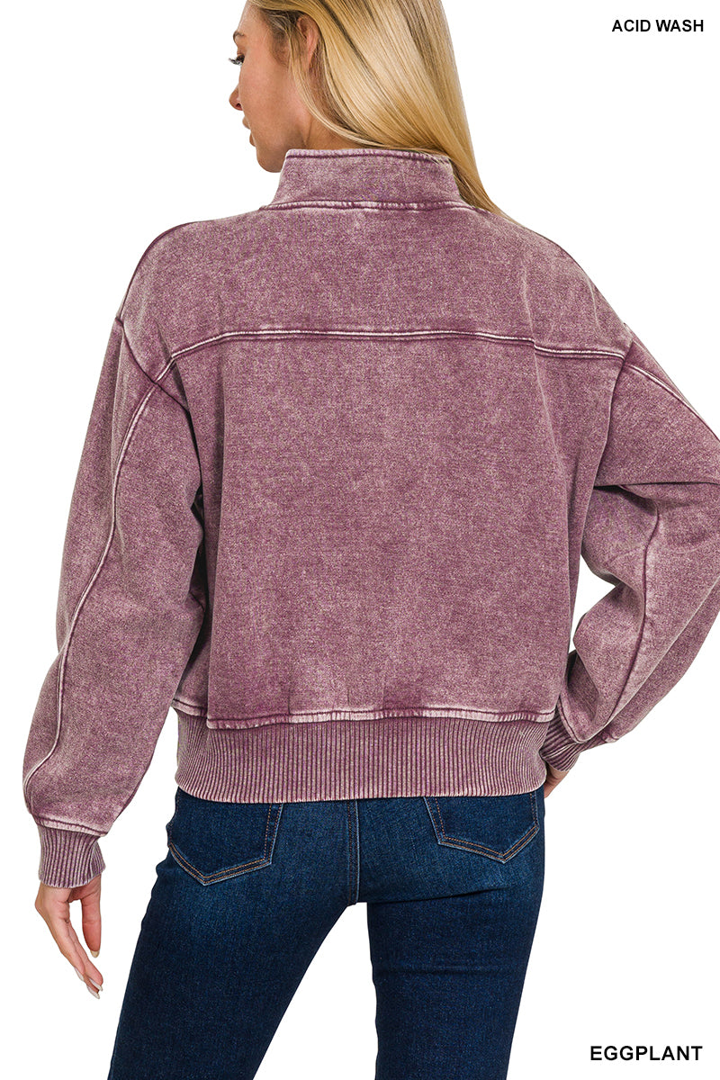 Acid Half Zip Sweater