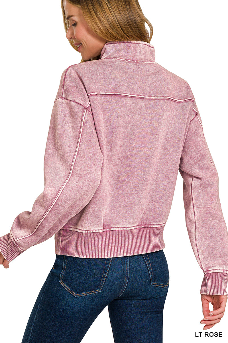 Acid Half Zip Sweater
