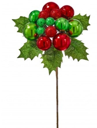 15" Holly Ball Pick