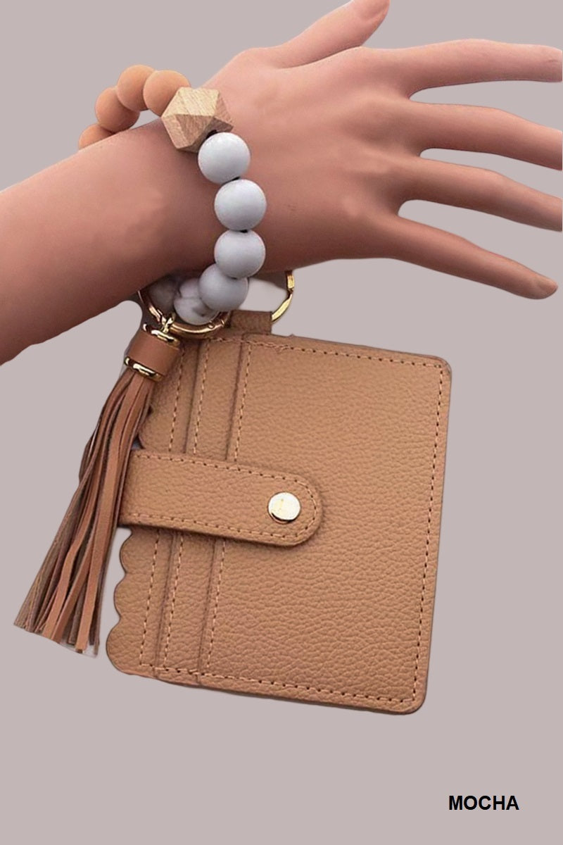 Beaded Keychain Wallet