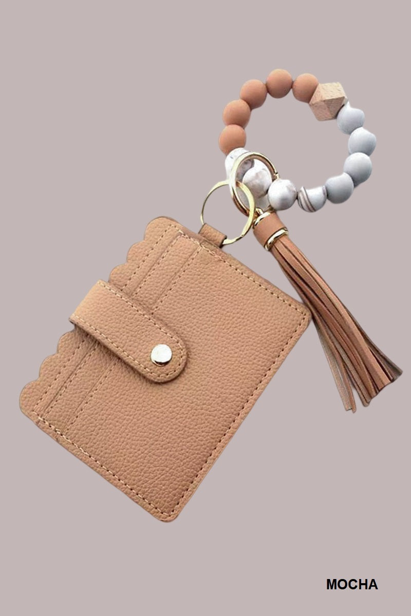 Beaded Keychain Wallet