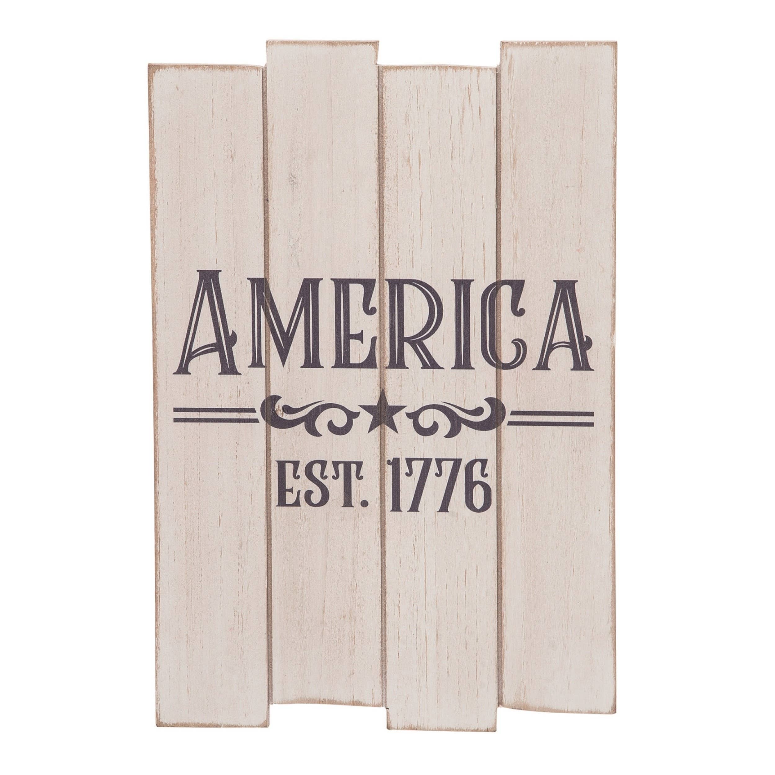 Patriotic Slat Decor