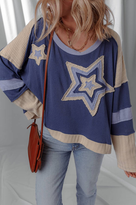 Patched Star Long Sleeve