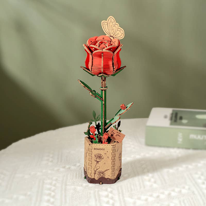 3D Wooden Flower Puzzle