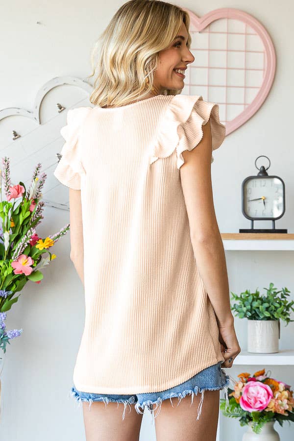 Hazel Ruffle T-Shirt