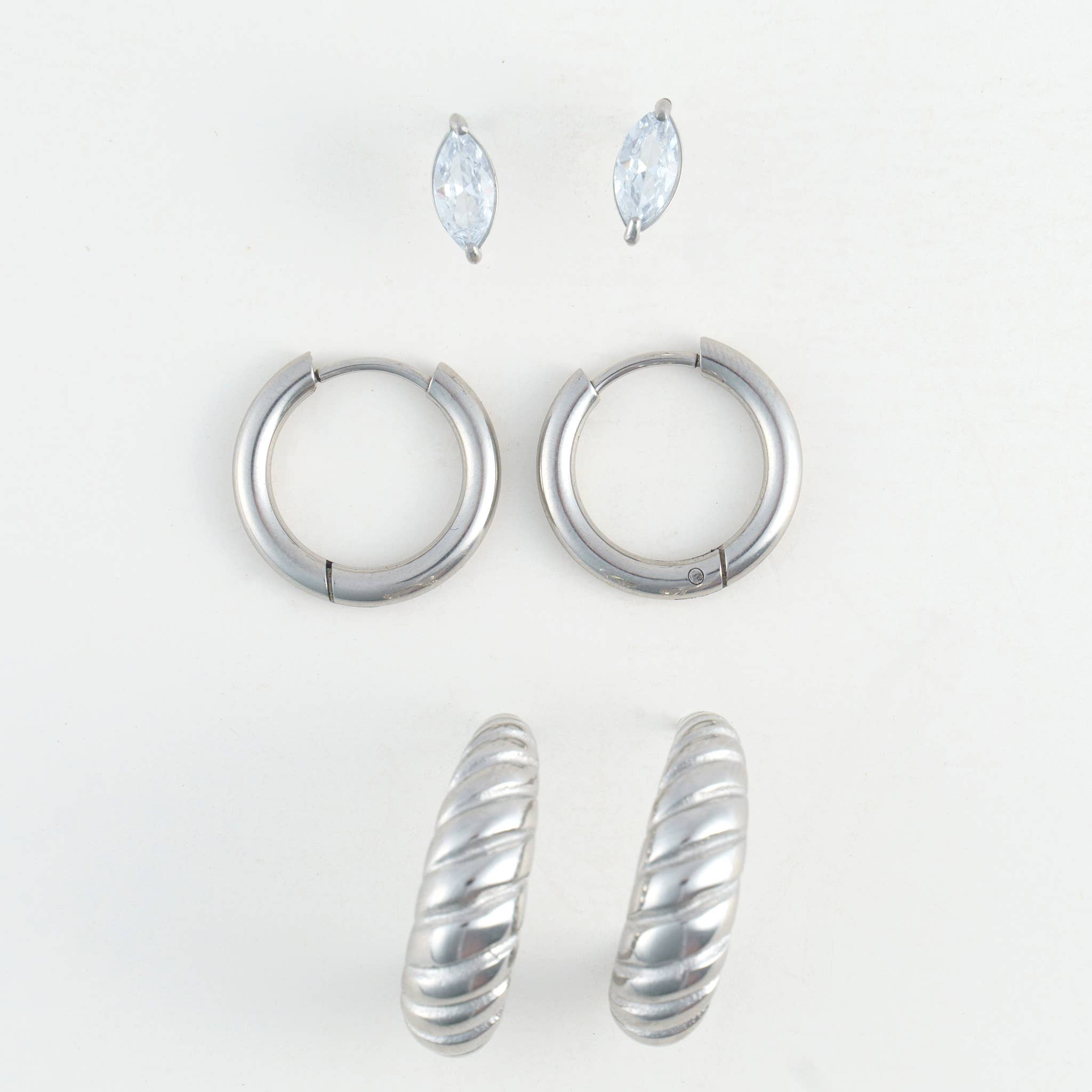 Half Moon Hoop Trios