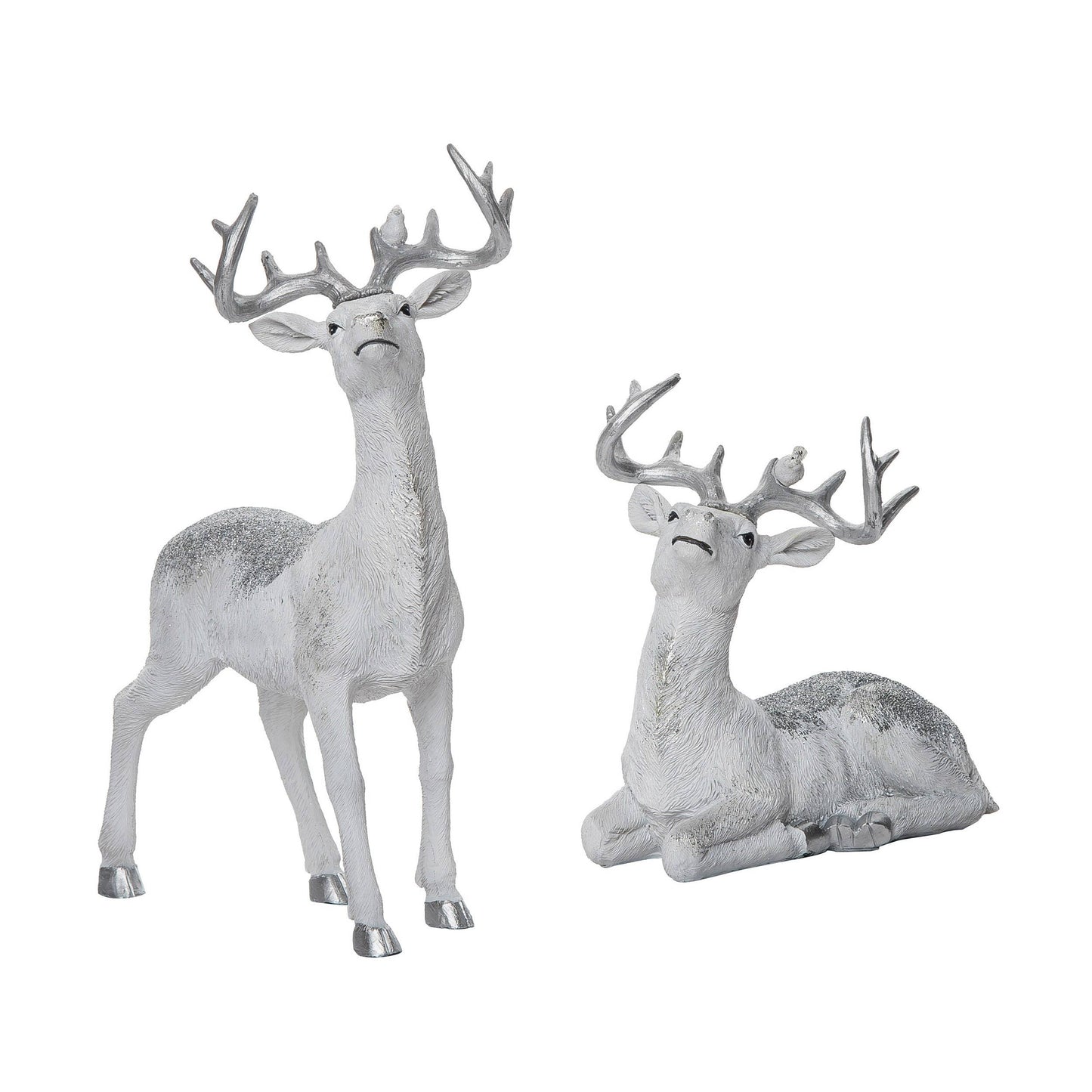 Silver Glitz Reindeer