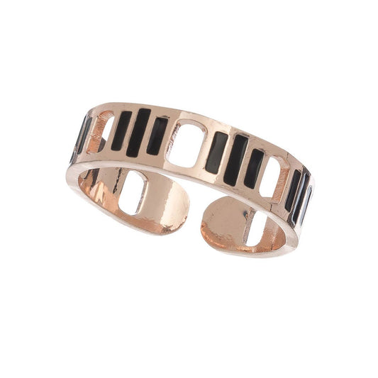Striped Cuff Ring