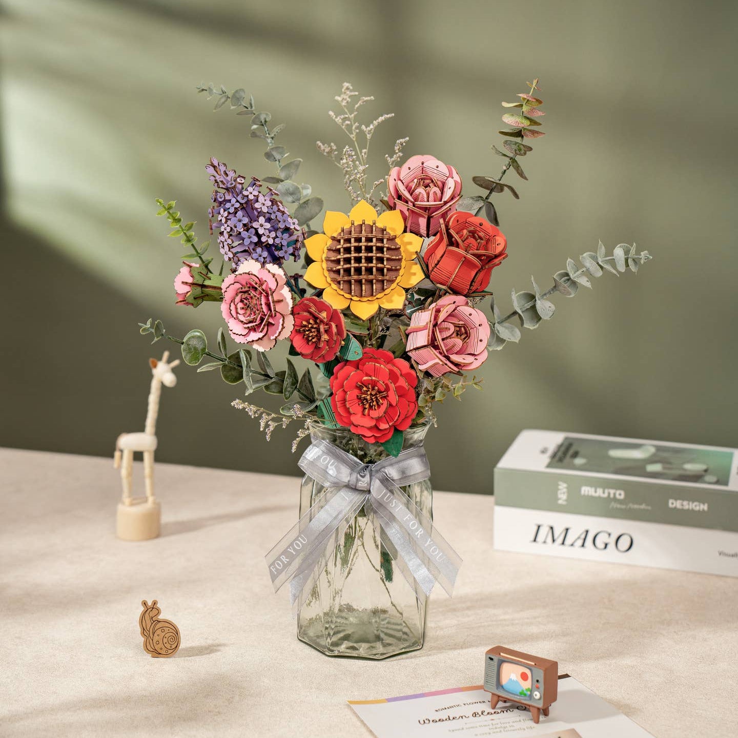 3D Wooden Flower Puzzle