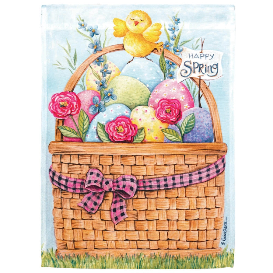 Happy Spring Garden Flag