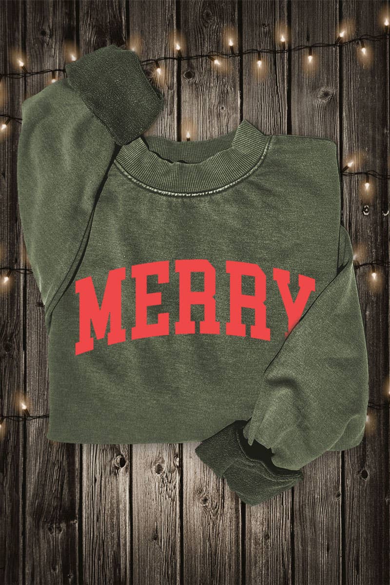 MERRY MINERAL GRAPHIC SWEATSHIRTS