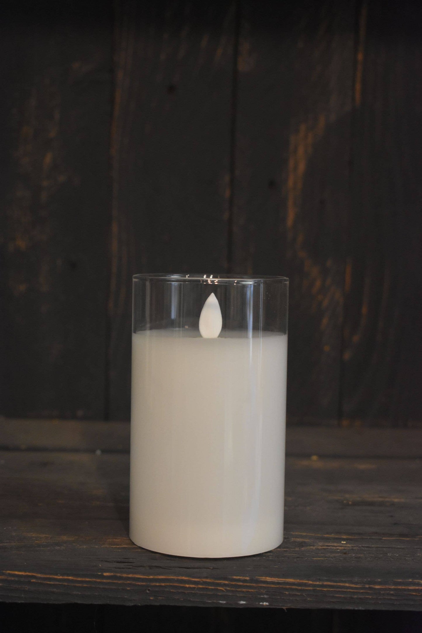 Clear Glass Candle