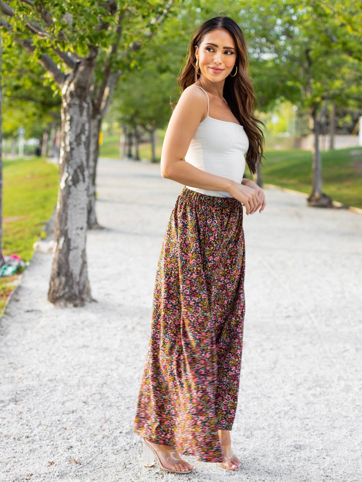 Floral Maxi Skirt