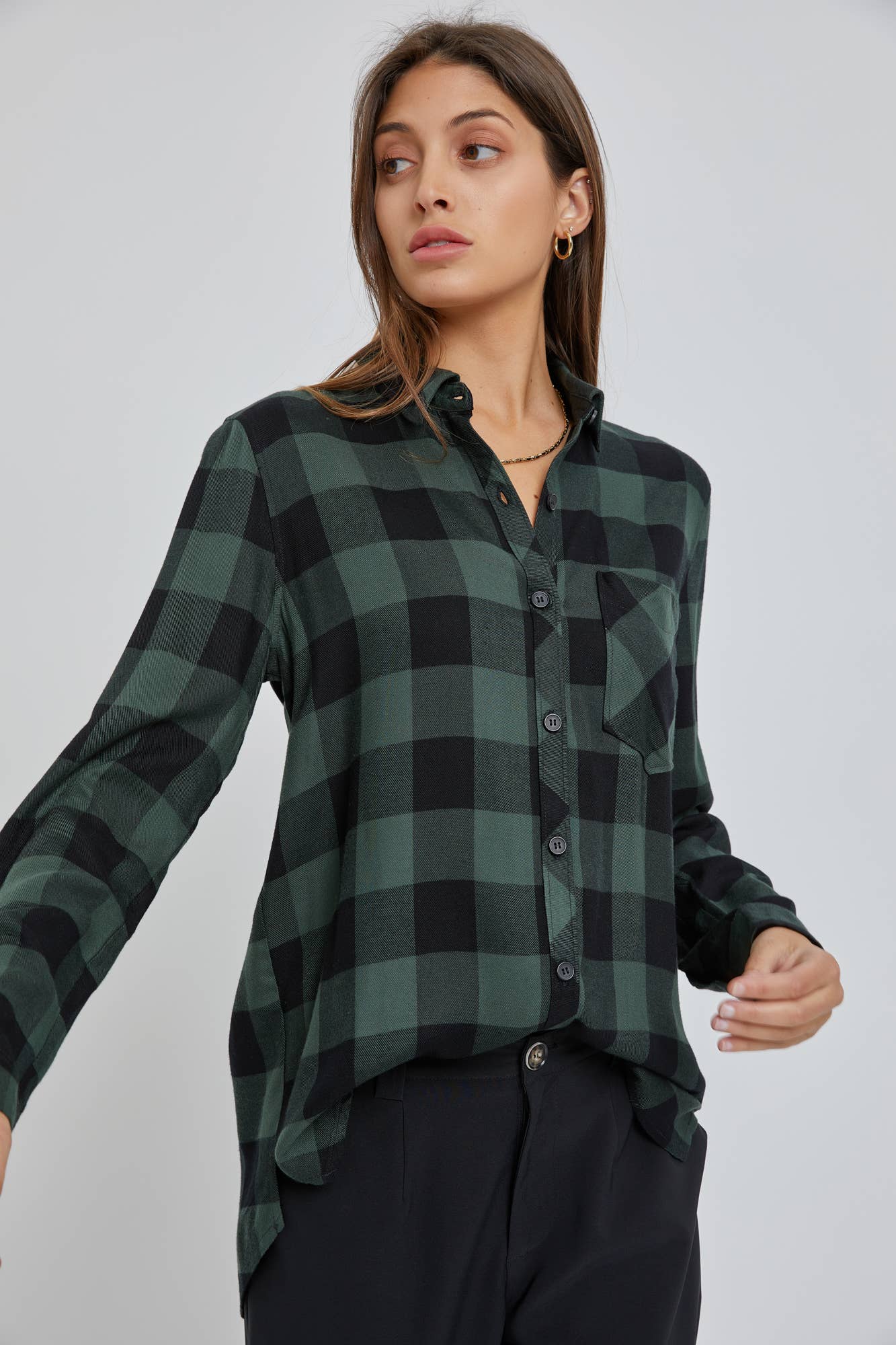 Hunter Flannel (Curvy)