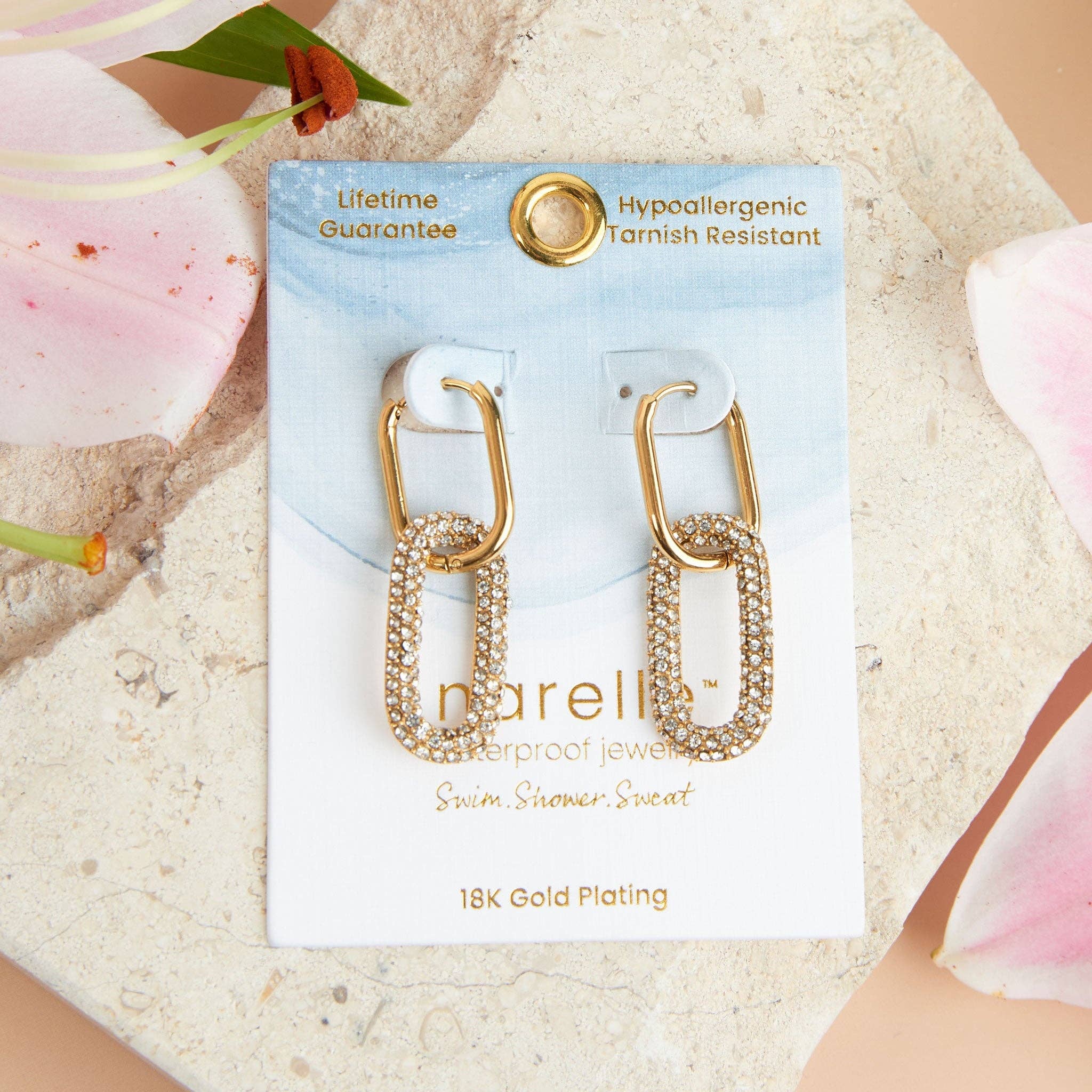 Linked Hoop Earrings
