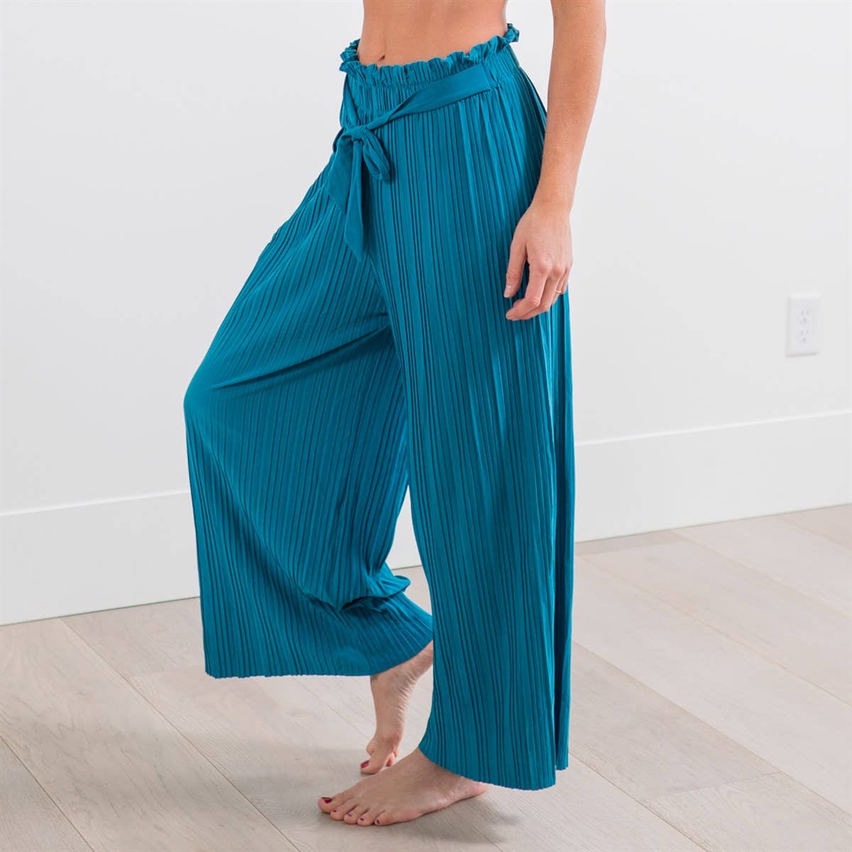 Tie Waist Palazzo Pants
