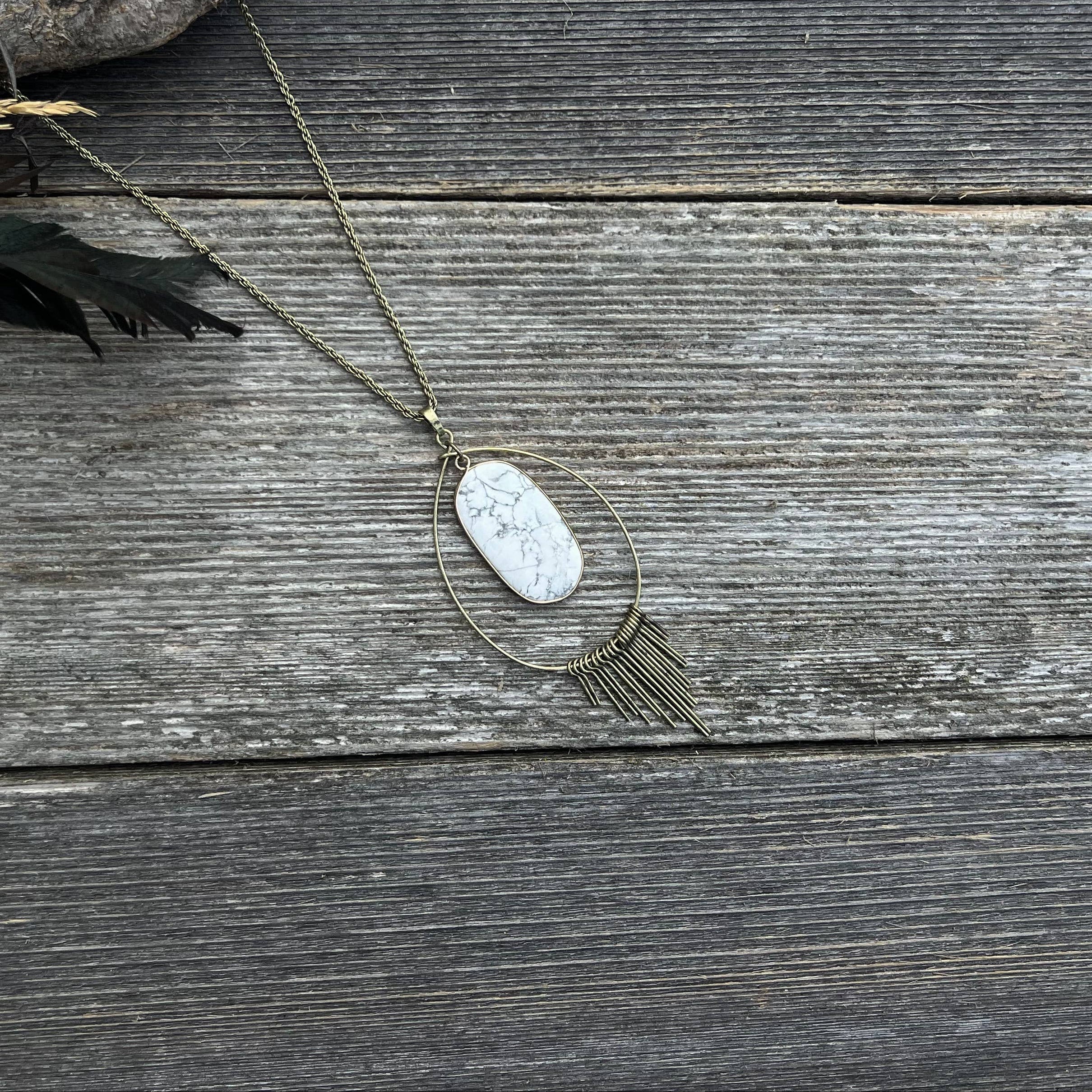 Valerie Howlite Necklace