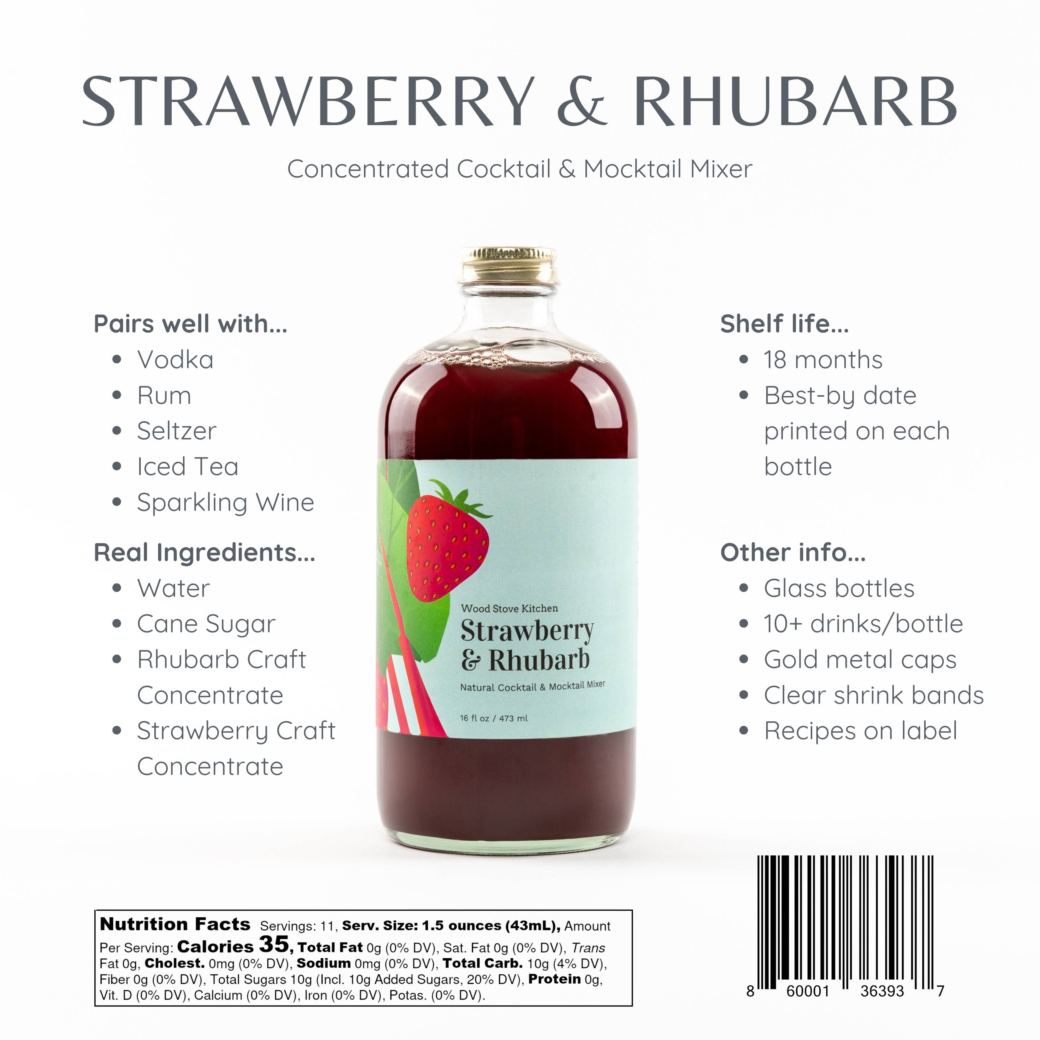 Strawberry & Rhubarb Mixer