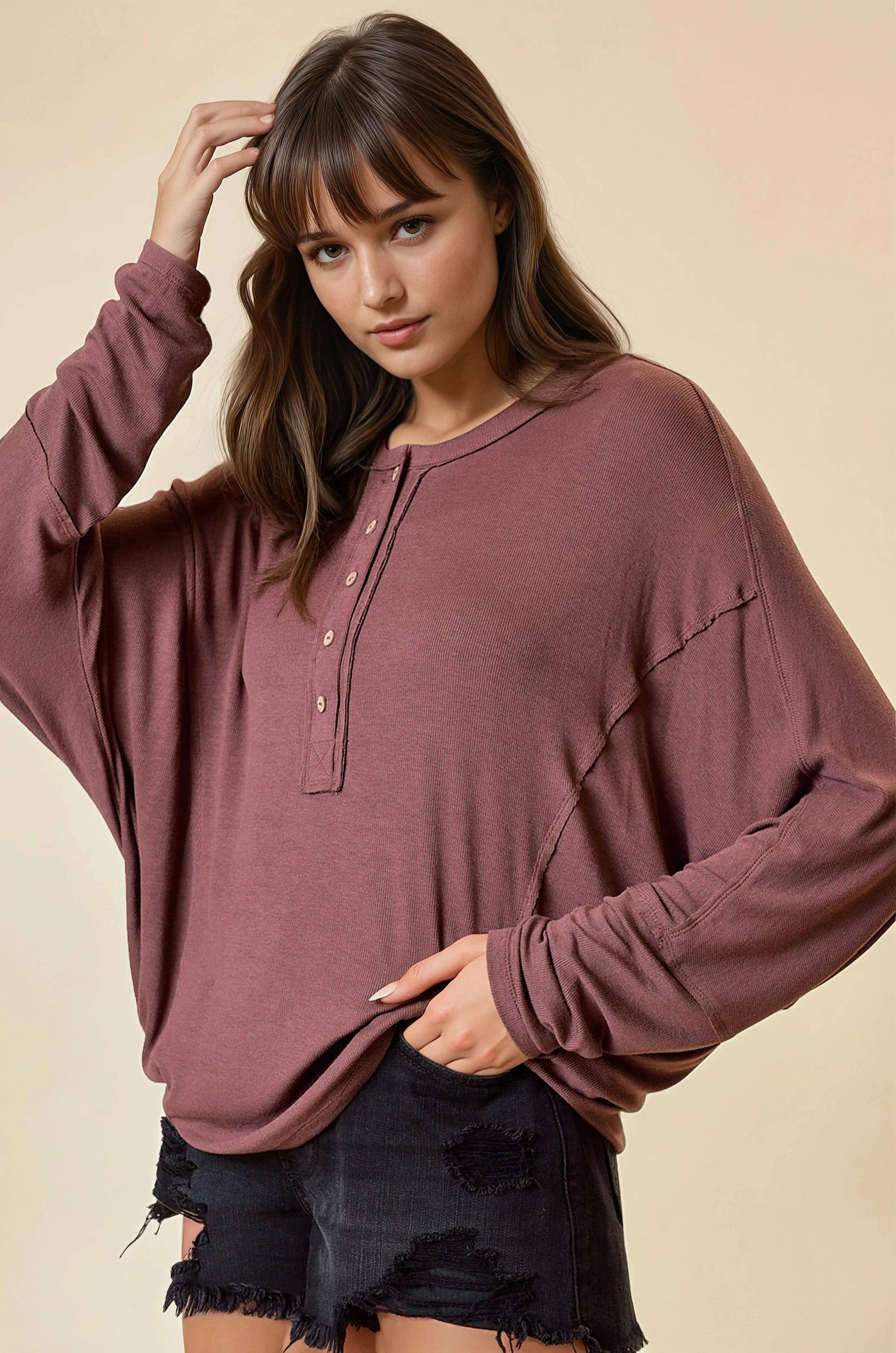 Dolman Long Sleeve