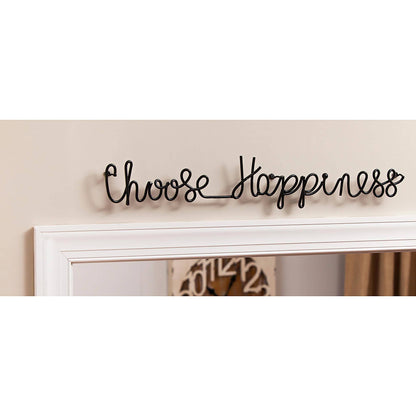 Choose Happiness 3-D Wall Decor
