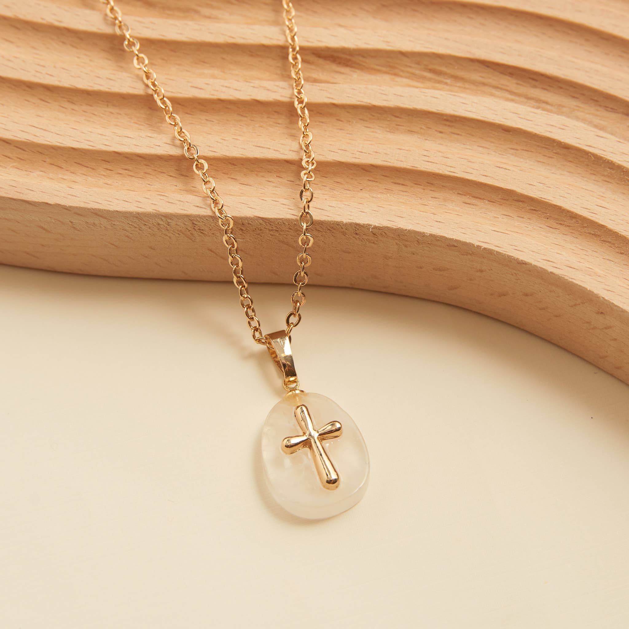 Eleni Cross Necklace