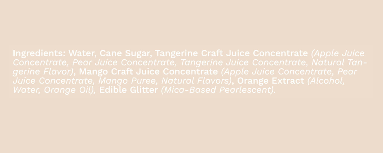 Glitter Mimosa Mixer