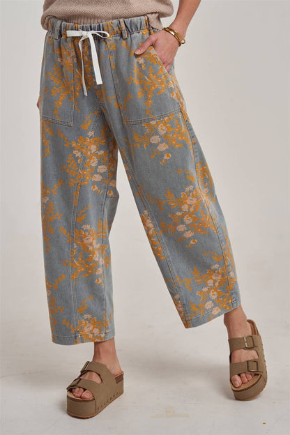 Golden Meadow Denim Pants