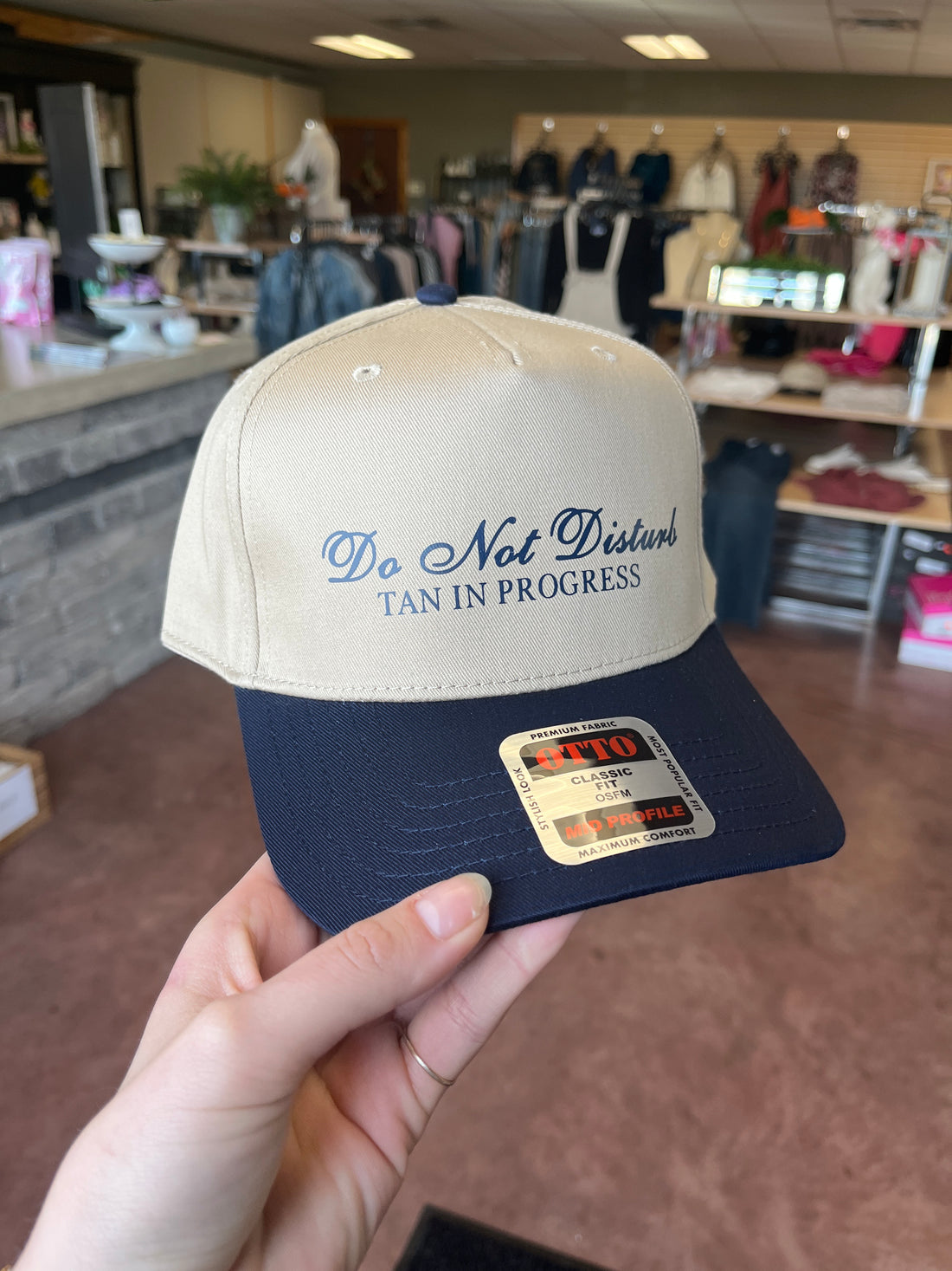 "Do Not Disturb Tan in Progress" Hat
