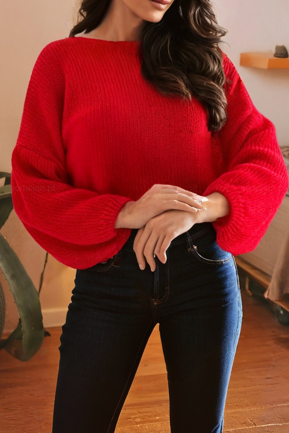 Bow Bubble Sweater
