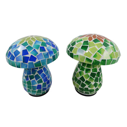 Mosaic Glass Mushroom