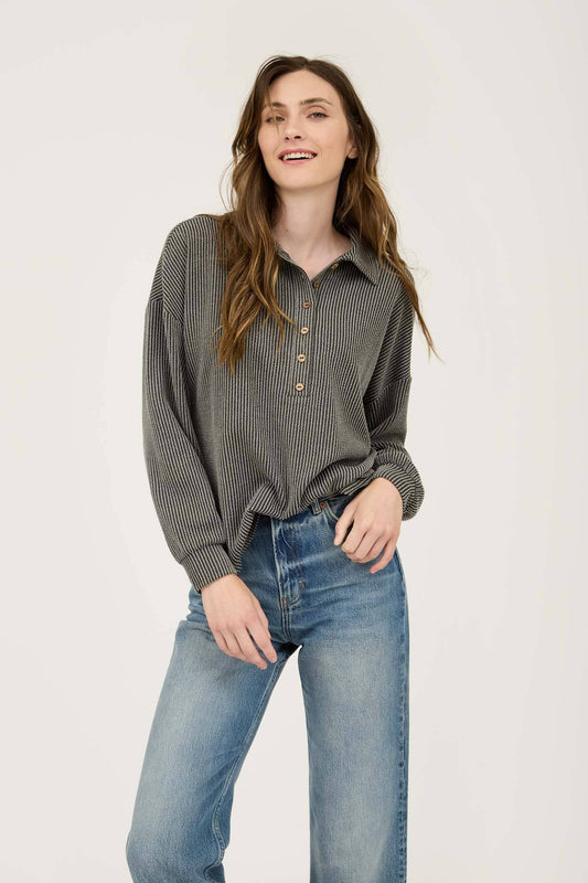 Pinstripe Long Sleeve