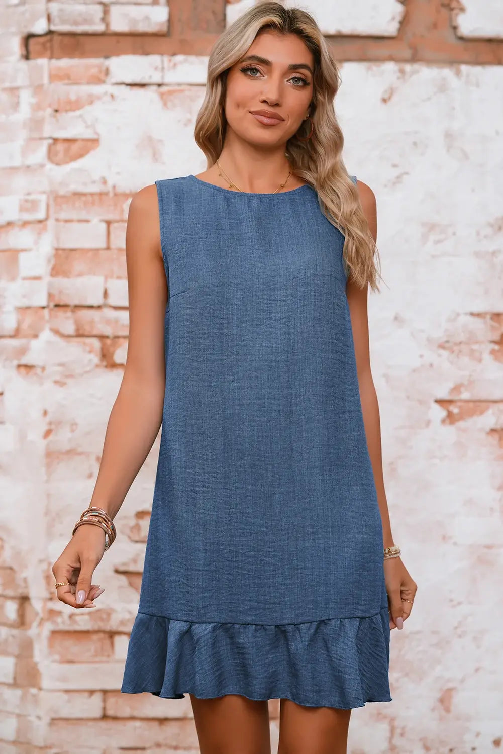 Bow Back Mini Dress