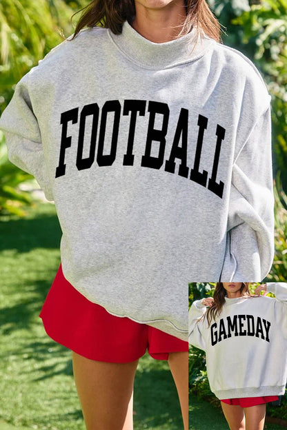 Half-Time Switch Mock Neck