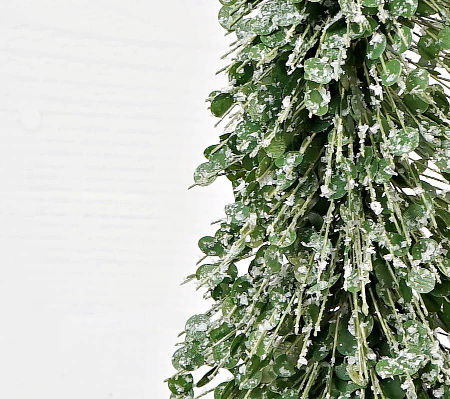 Icy Boxwood Brush Tree