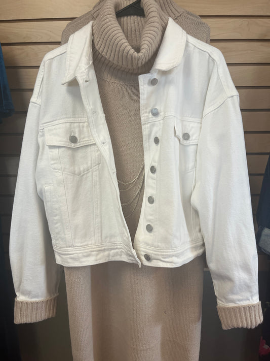 White Jean Jacket