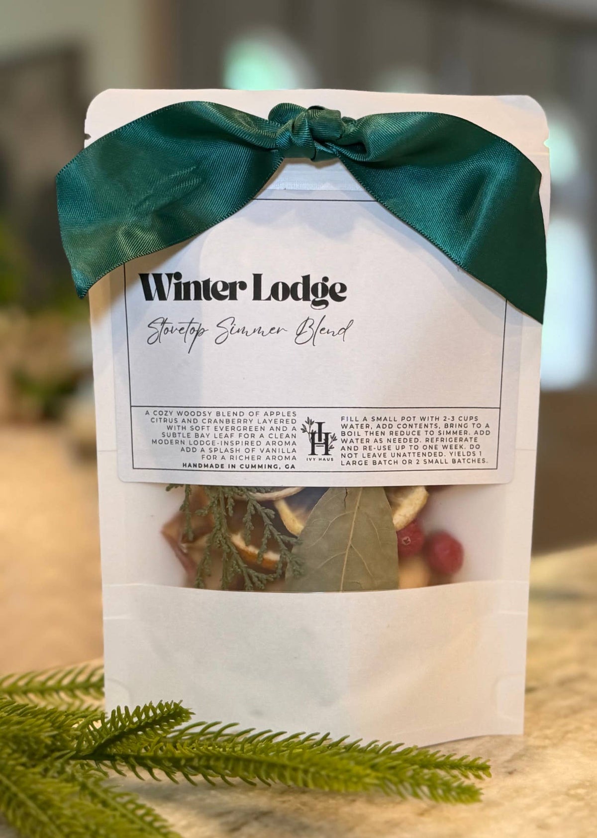Winter Lodge Holiday Stovetop Simmer Blend Potpourri L
