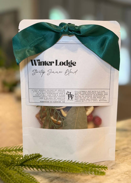 Winter Lodge Holiday Stovetop Simmer Blend Potpourri L
