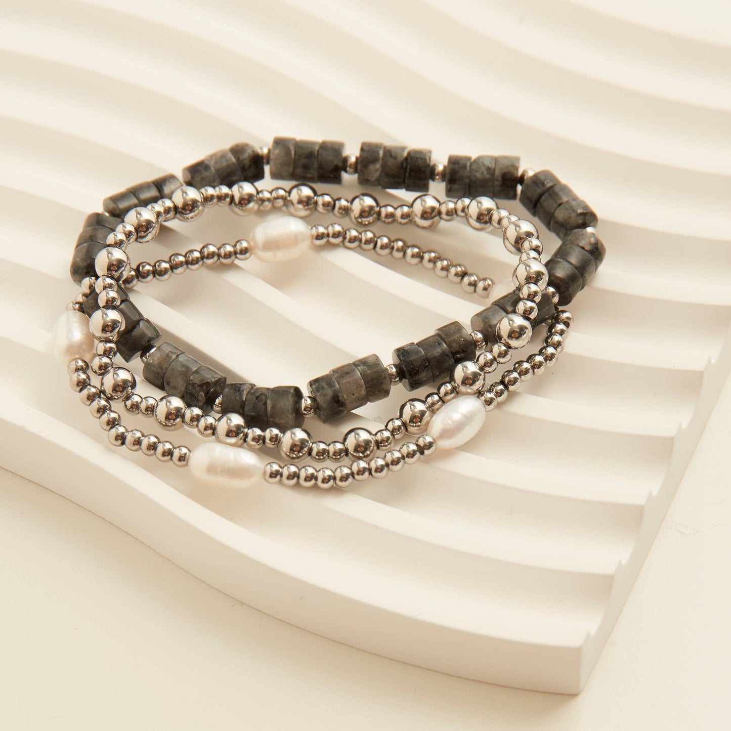 Pearl Bracelet Set