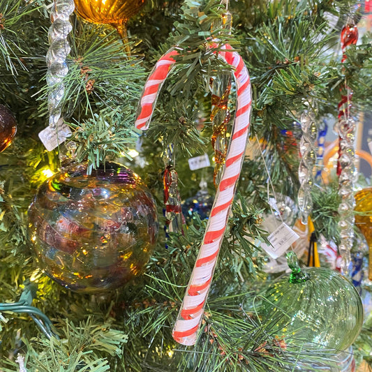 Twisted Glass Candy Canes