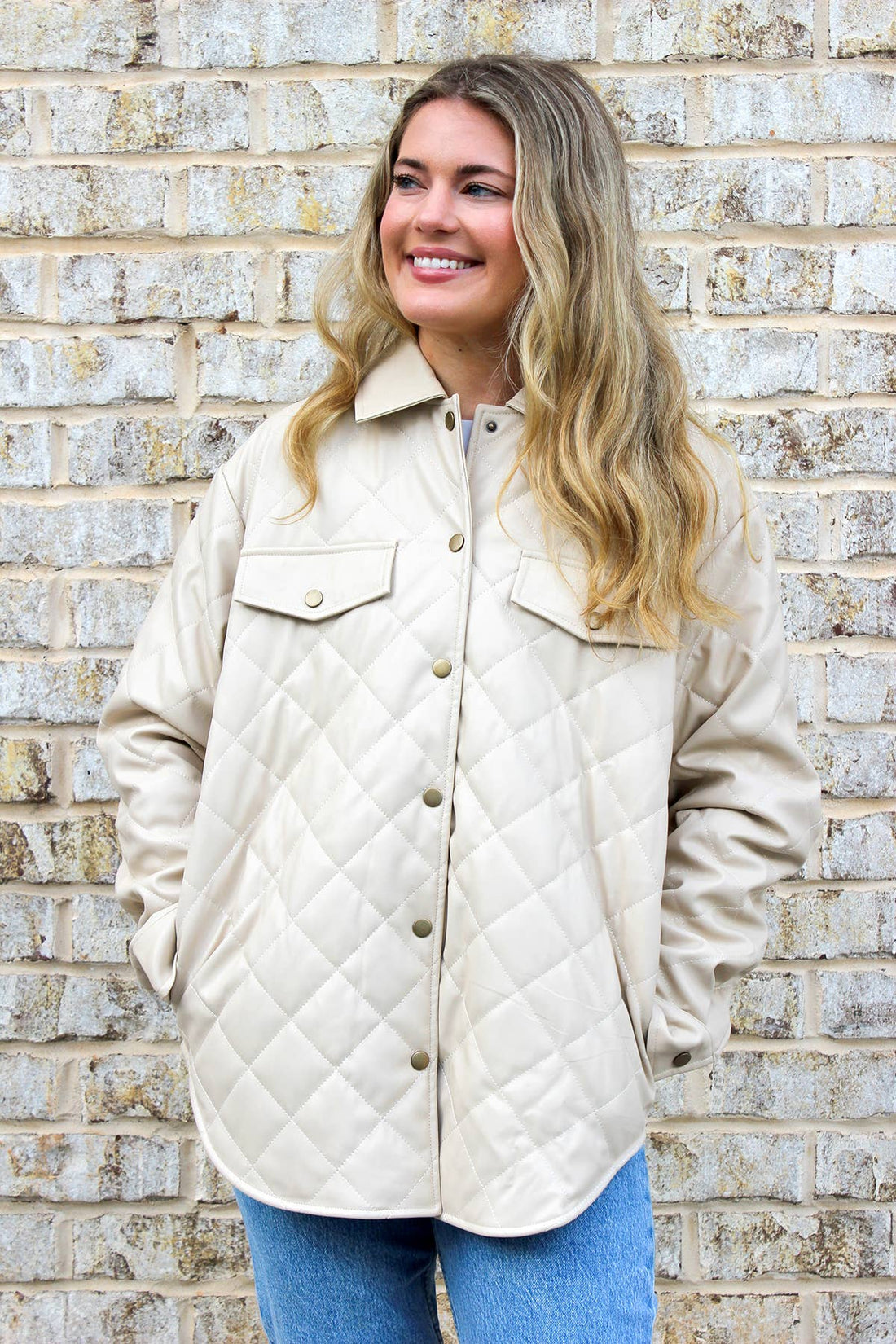 Reign Leather Quilted Jacket (Full Run)