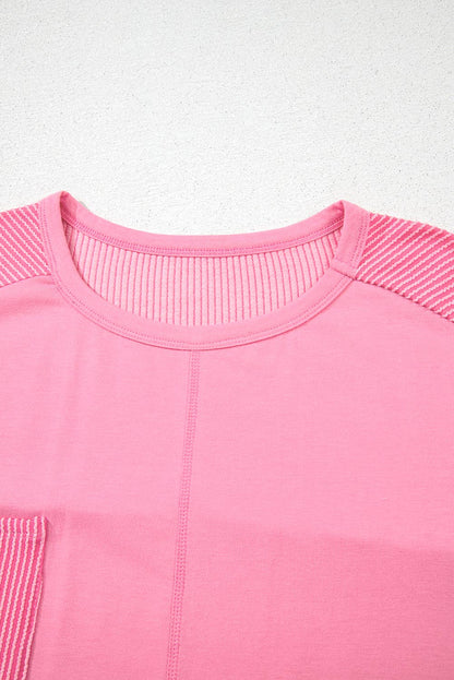 Corded Patch T-Shirt (Curvy)