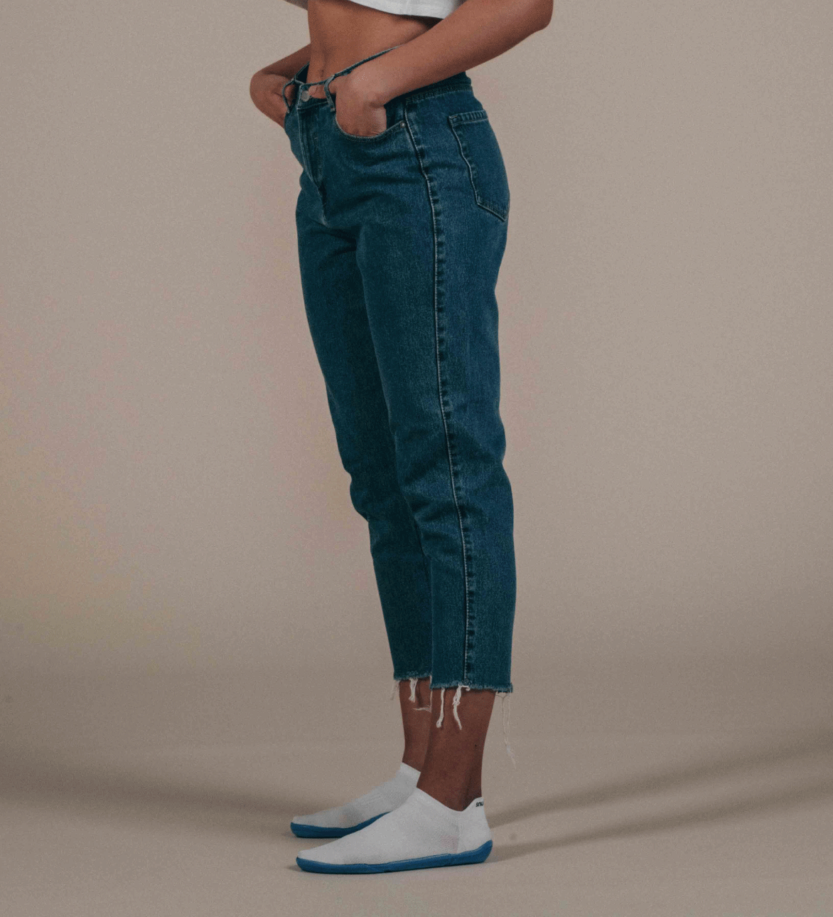 Snuggies Basic Women White Sole Blue