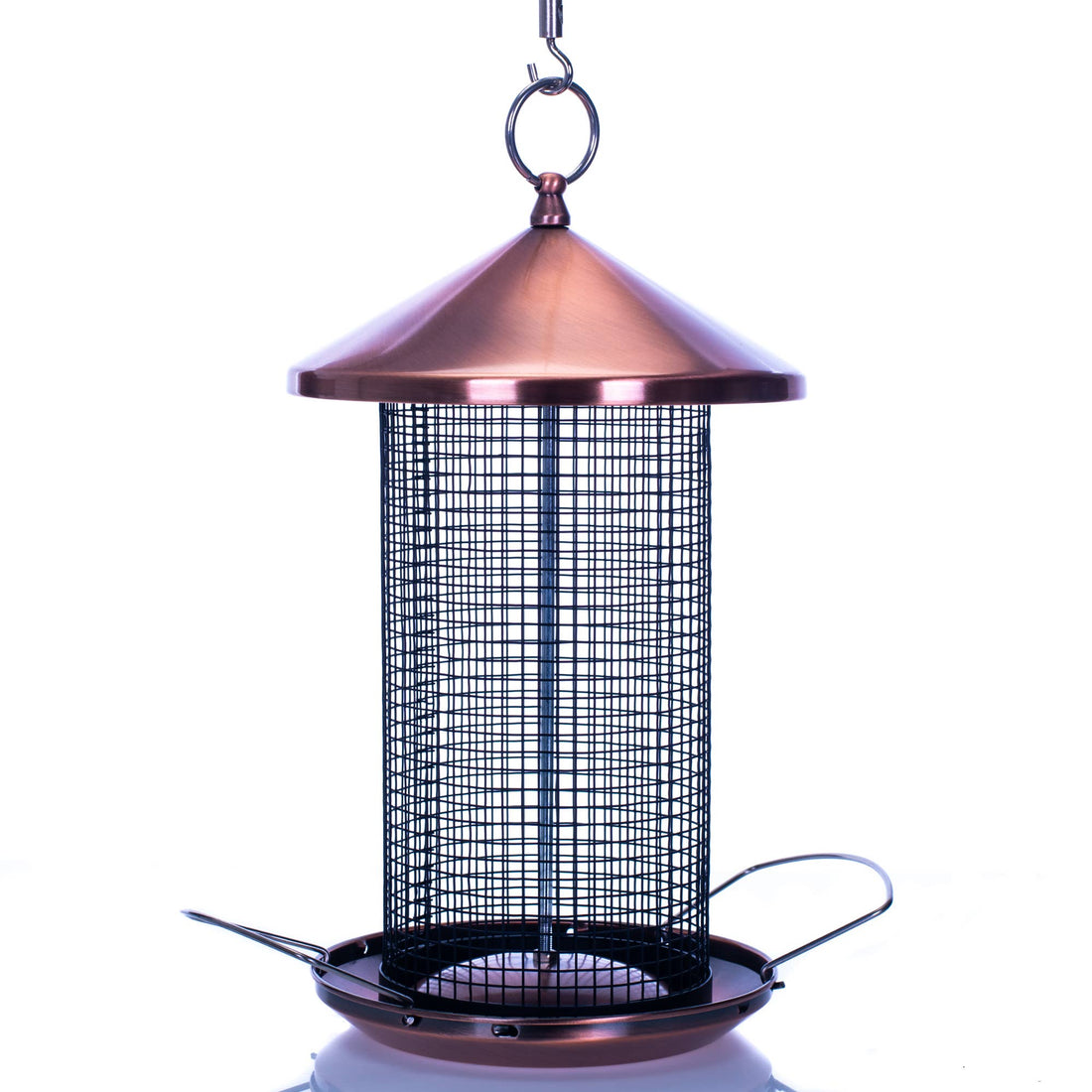 Copper Mesh Metal Bird Feeder