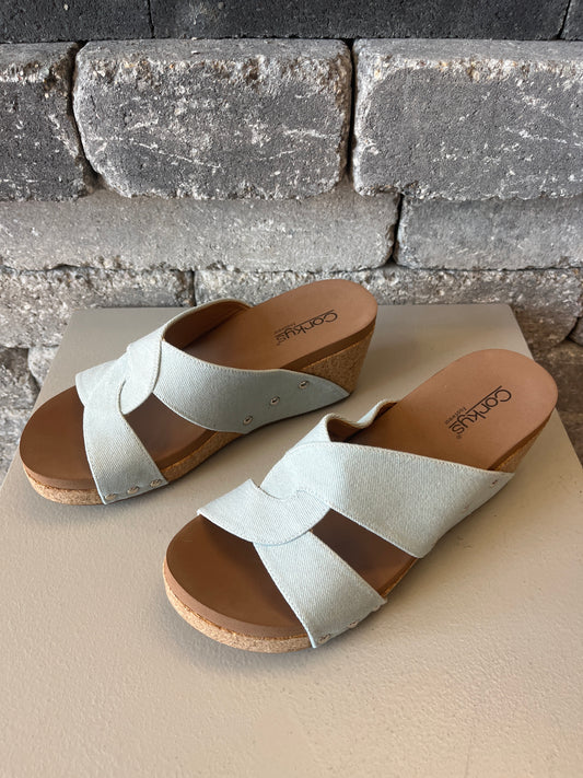 Bonny Denim Wedge
