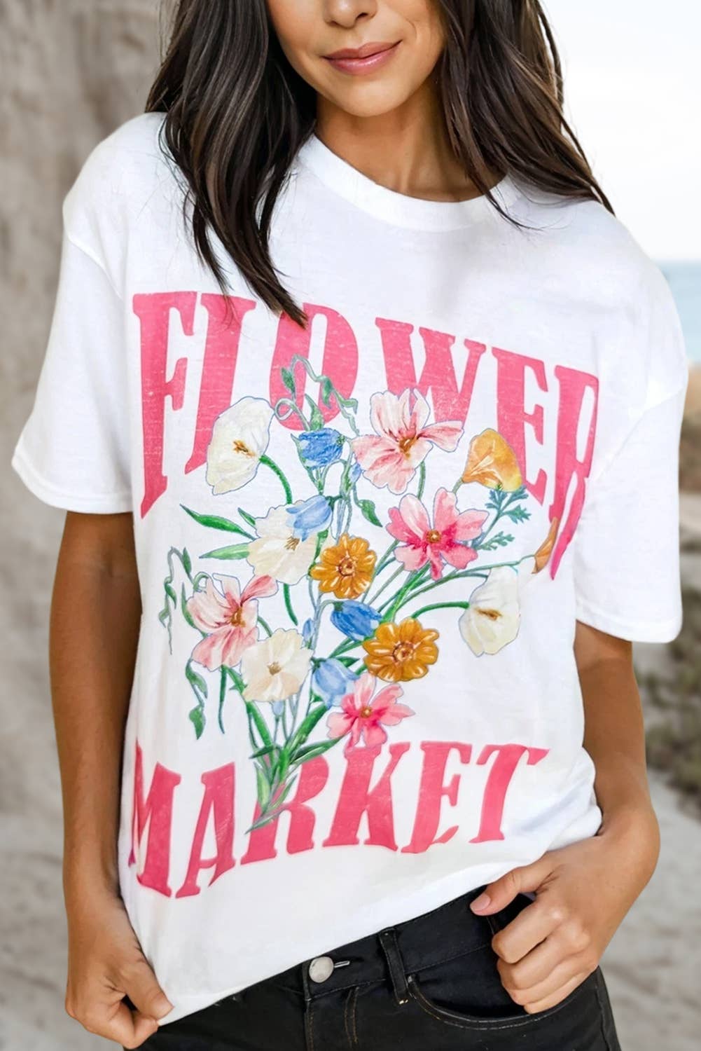 Flower Market Tee