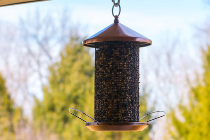 Copper Mesh Metal Bird Feeder