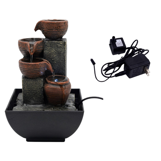 Three-Tiered Table Fountain