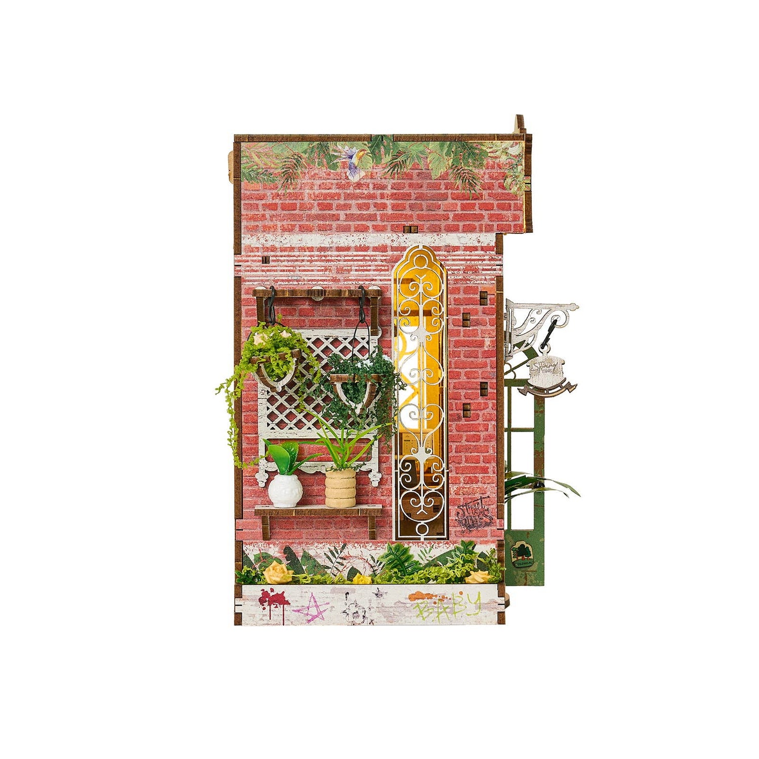 DIY Book Nook Kit: Flower Shop
