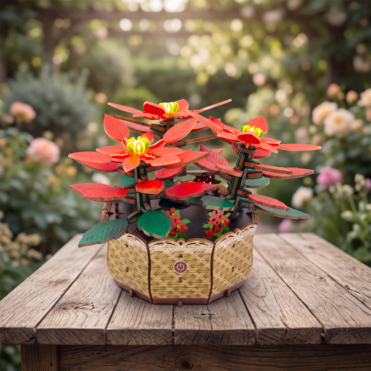 DIY Flower light Kit: Poinsettia